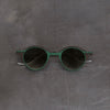 Rigards RG1038 Series Collection Detachable Double-Layer Plain Sunglasses RG-RG1038TI-FGQTSLKTMJBL Retro Bronze Frame/Dark Green Frame + Transparent Lenses/Gradient Green Lenses